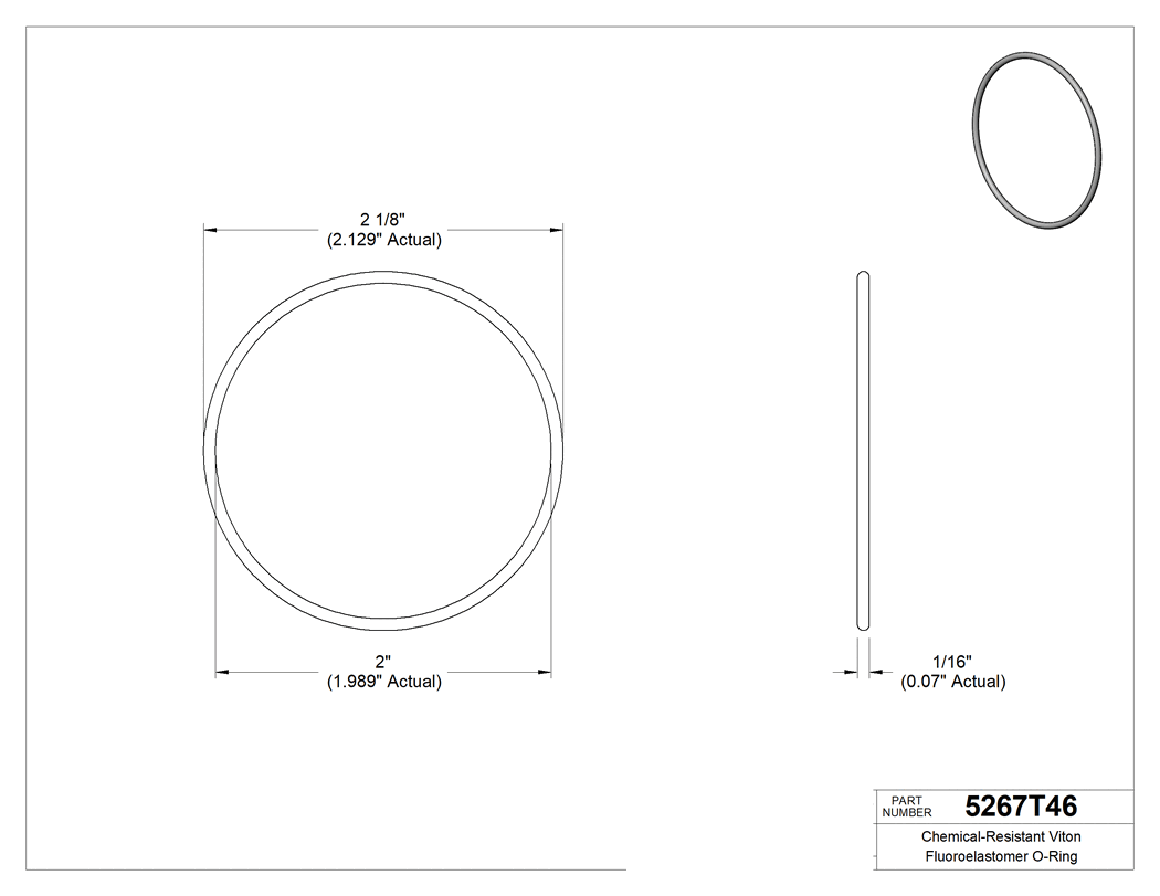 Technical drawing - 5267T46